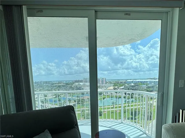 Balcony featuring a city view