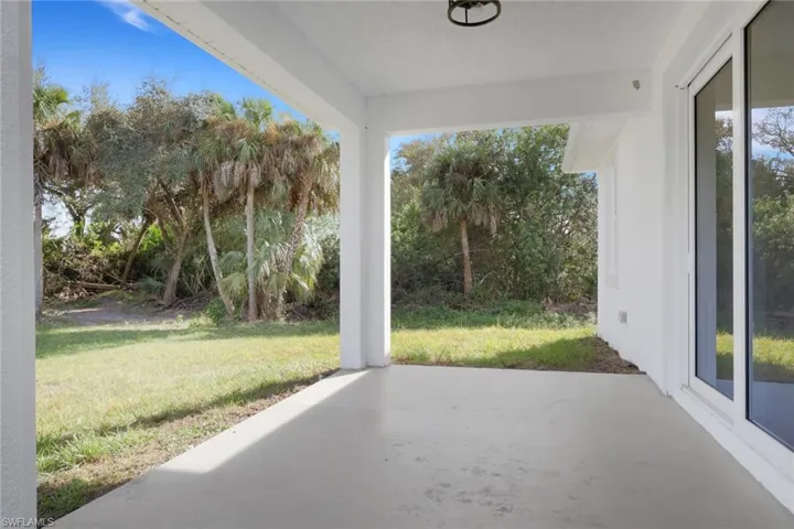 View of patio