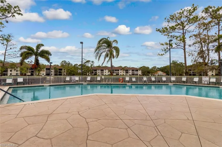 View of pool