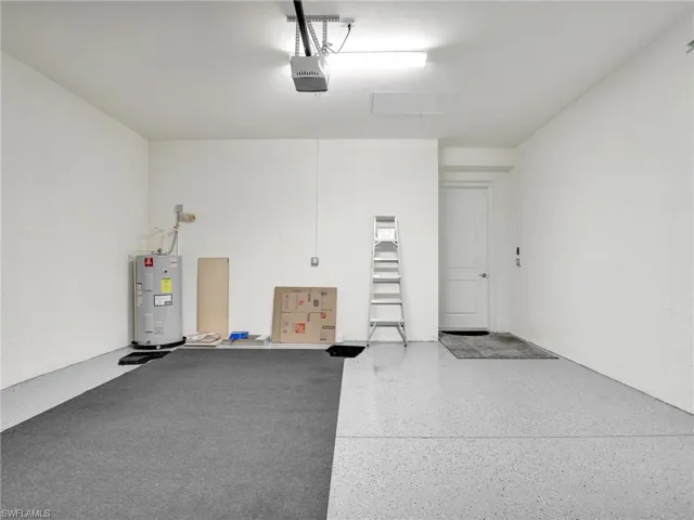 2 Car Garage With Epoxy Flooring