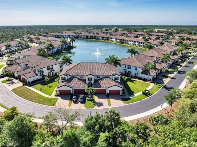 Aerial Of Building & Lake View