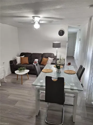 View of dining space