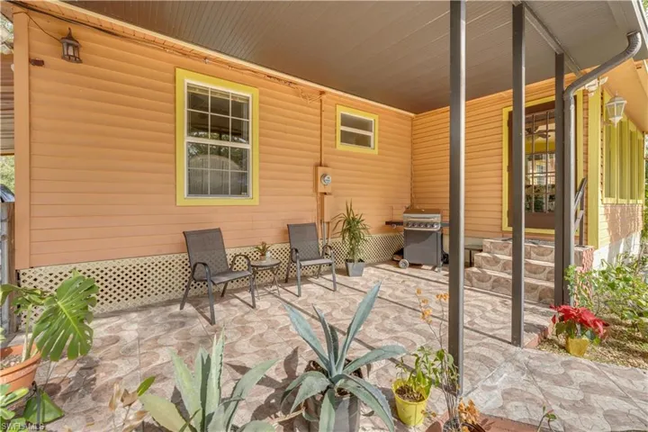 155 Evans Rd, LaBelle, FL 33935  View of patio with a grill