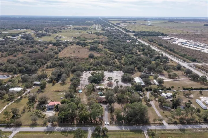 155 Evans Rd, LaBelle, FL 33935 Birds eye view of property featuring a rural view