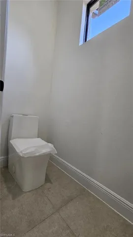 Bathroom with baseboards