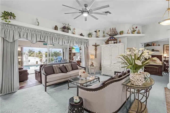 opens into Bonus/Family room with wide views.