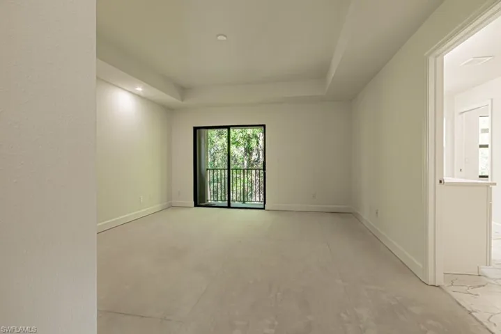 View of spare room
