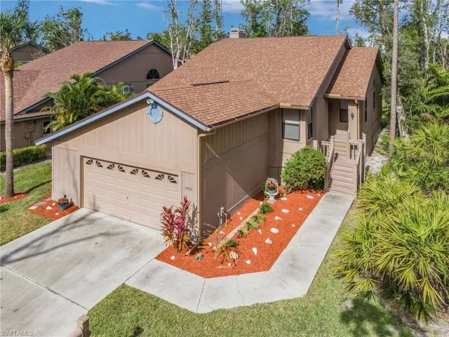View of single story home
