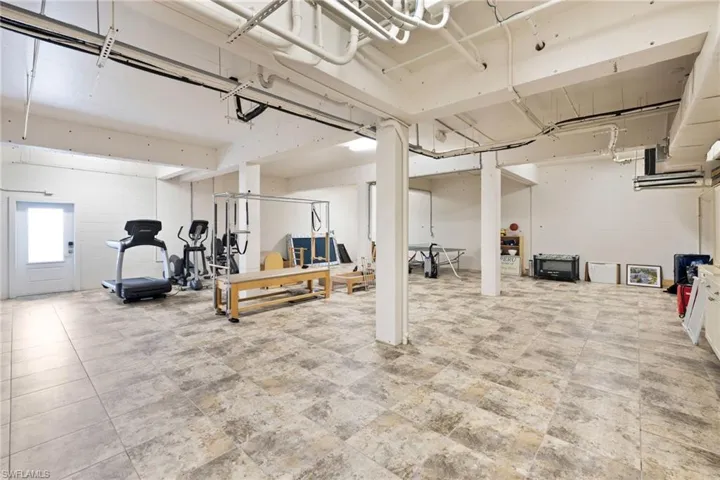 View of workout area