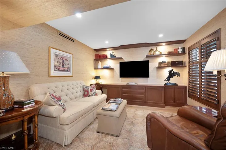 Third bedroom converted to flex Space