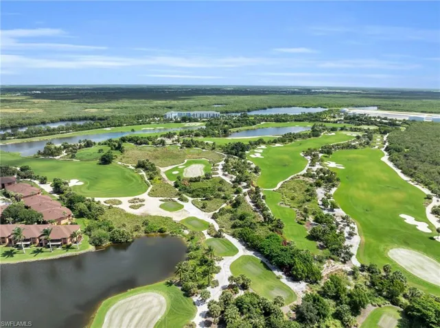 Drone / aerial view featuring Hammock Bay Golf Course