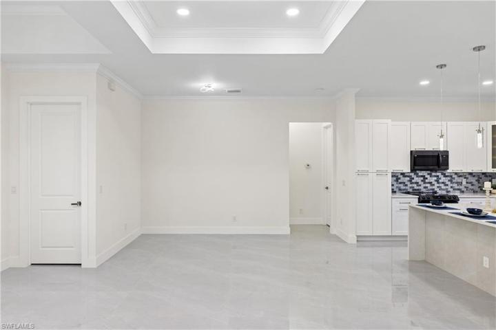 Looking towards guest suites