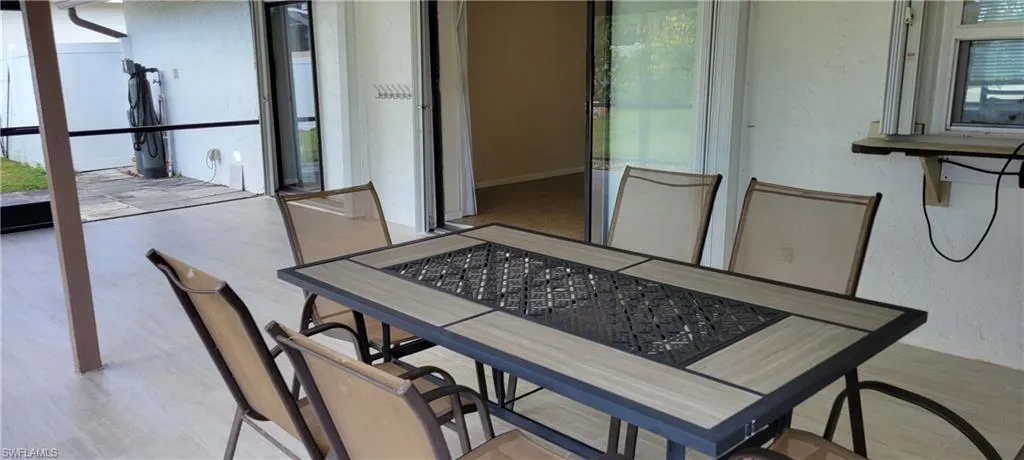 Newly tiled lanai - plenty of room for entertaining!