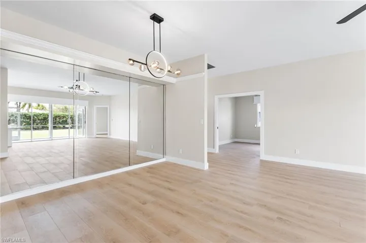 Open living space - upgraded lighting