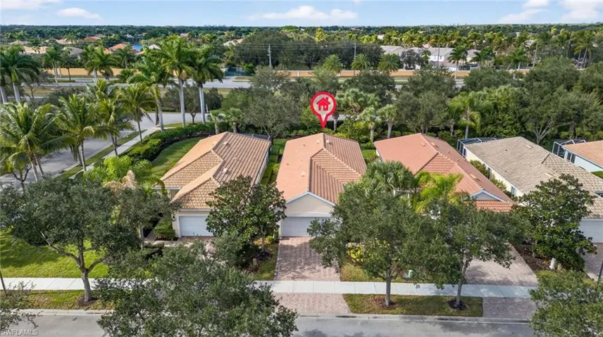 Aerial Front Of Home