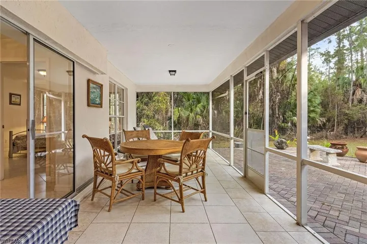 View of patio