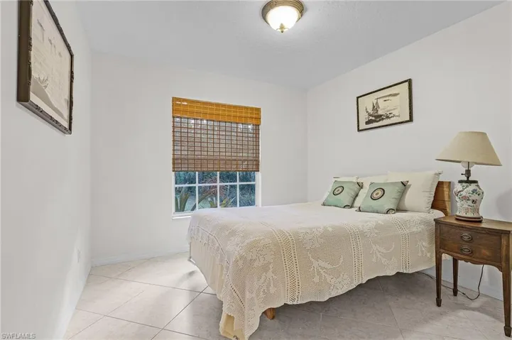 View of tiled bedroom