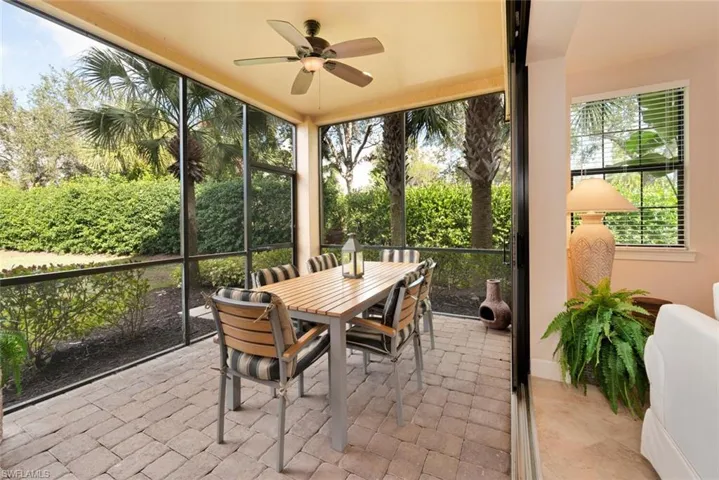 Screened Lanai View Facing NE
