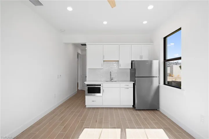 AllGen living area and kitchenette