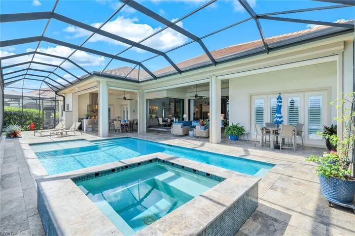 This lanai is truly an entertainer's Dream!