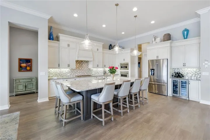 The Heart of this Home is the well-equippedKitchen with palatial Kitchen Island.