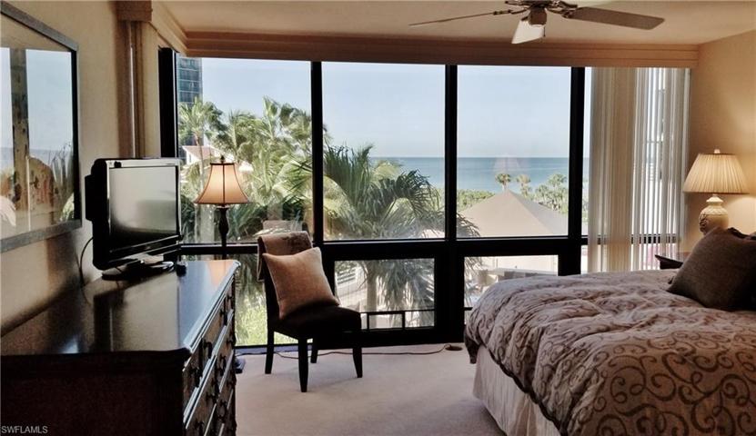 Spacious master with luxurious king overlooking the tranquil waters of the Gulf of Mexico