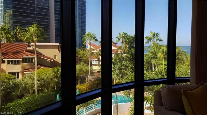 Views of the pool and gulf beyond