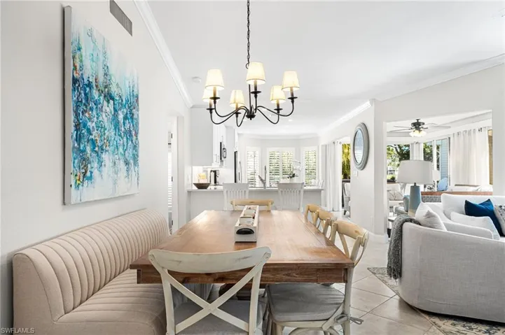 Great dining space!