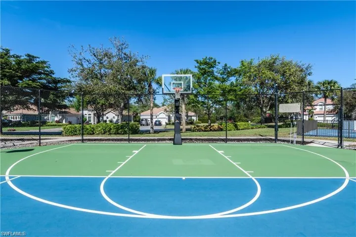 View of basketball court
