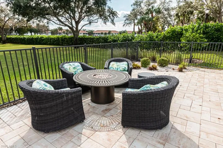 View of patio