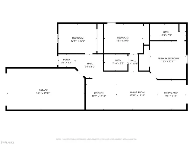 View of home floor plan