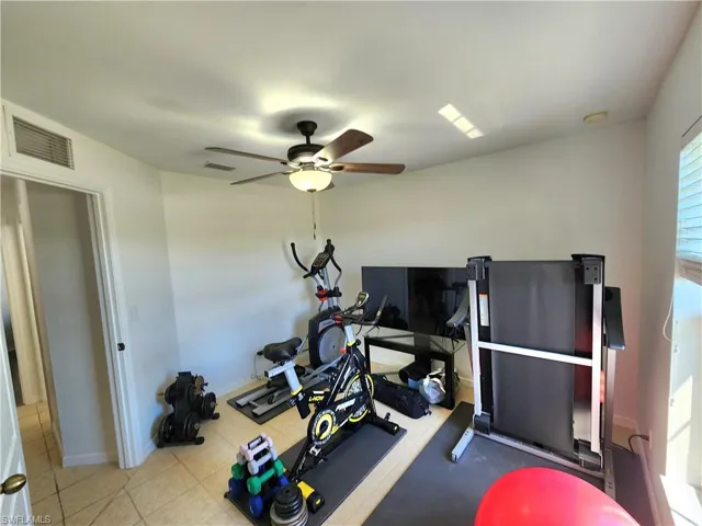 2nd Bedroom used as exercise room.