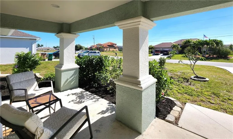 Front patio view