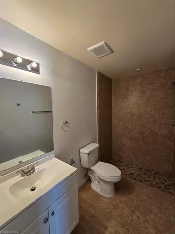 Master shower
