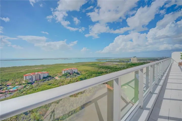 Balcony featuring a water view- rooftop