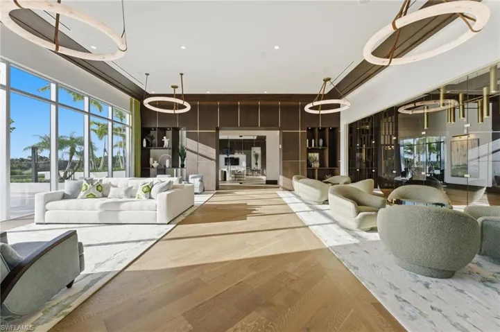 Lounge area on the lobby level