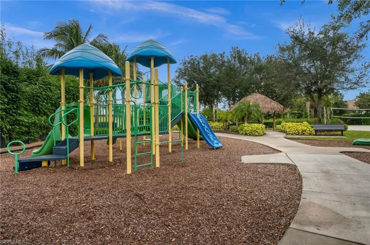 View of community jungle gym
