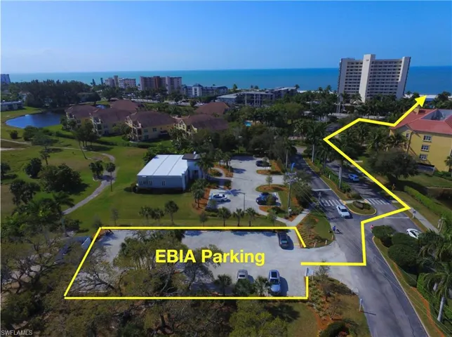 EBIA Private Beach Parking area