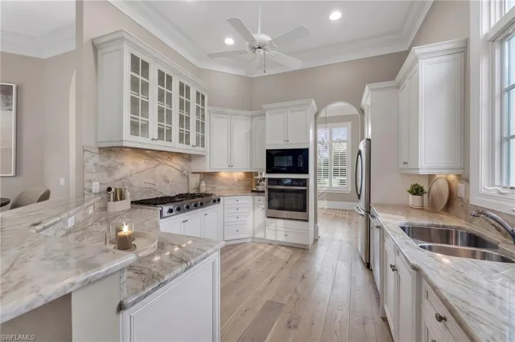 Virtually remodeled kitchen.