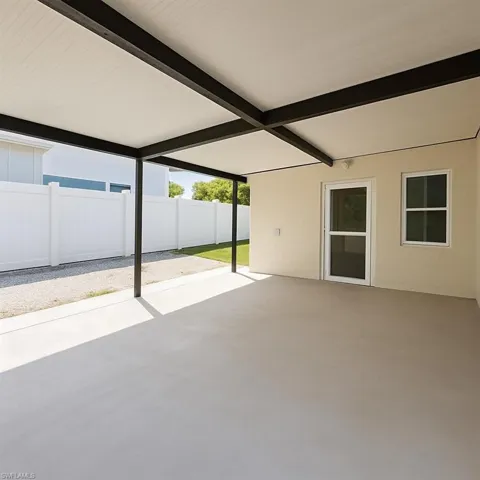 View of patio