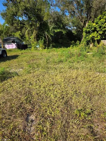 View of the back of the lot