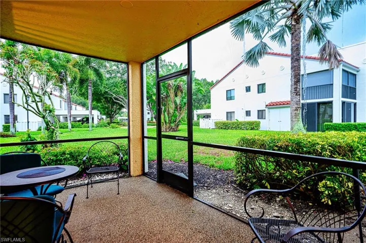 Sunroom featuring a wealth of natural light