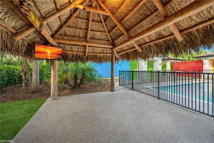 View of patio