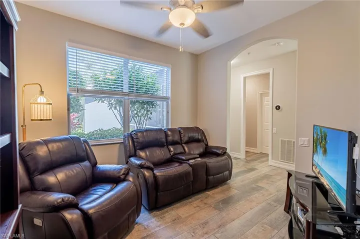 Love Seat and Recliner Chair in Den