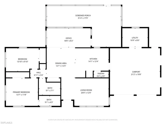 View of room layout