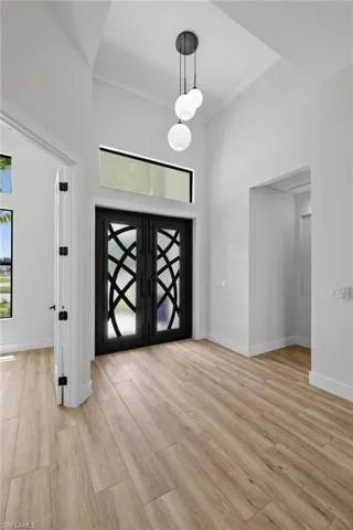 Entrance foyer - tile floors