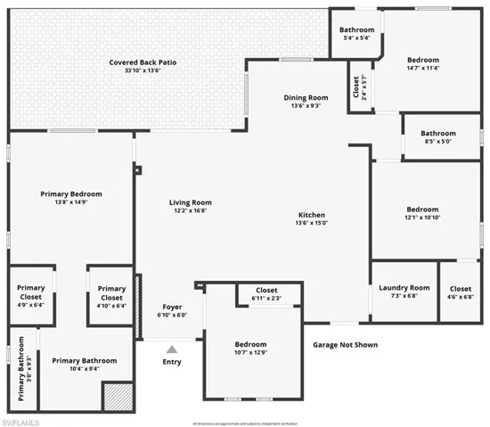 View of floor plan / room layout