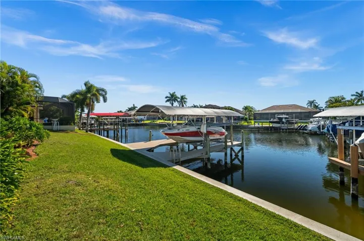 Super wide canal with open water views