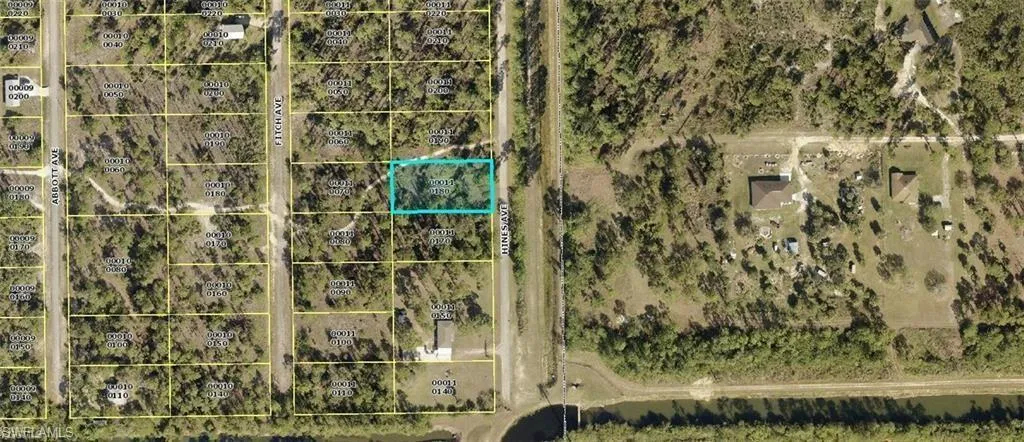 Map of property location with property parcel outlined