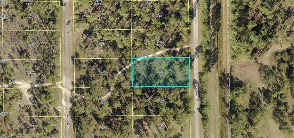 Aerial view of property's location